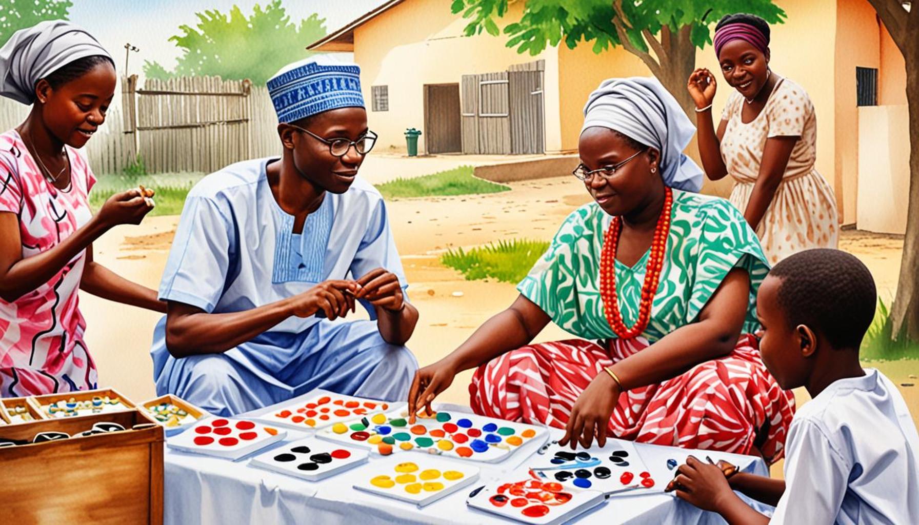 The impact of memorization activities in Nigerian community groups through interactive games