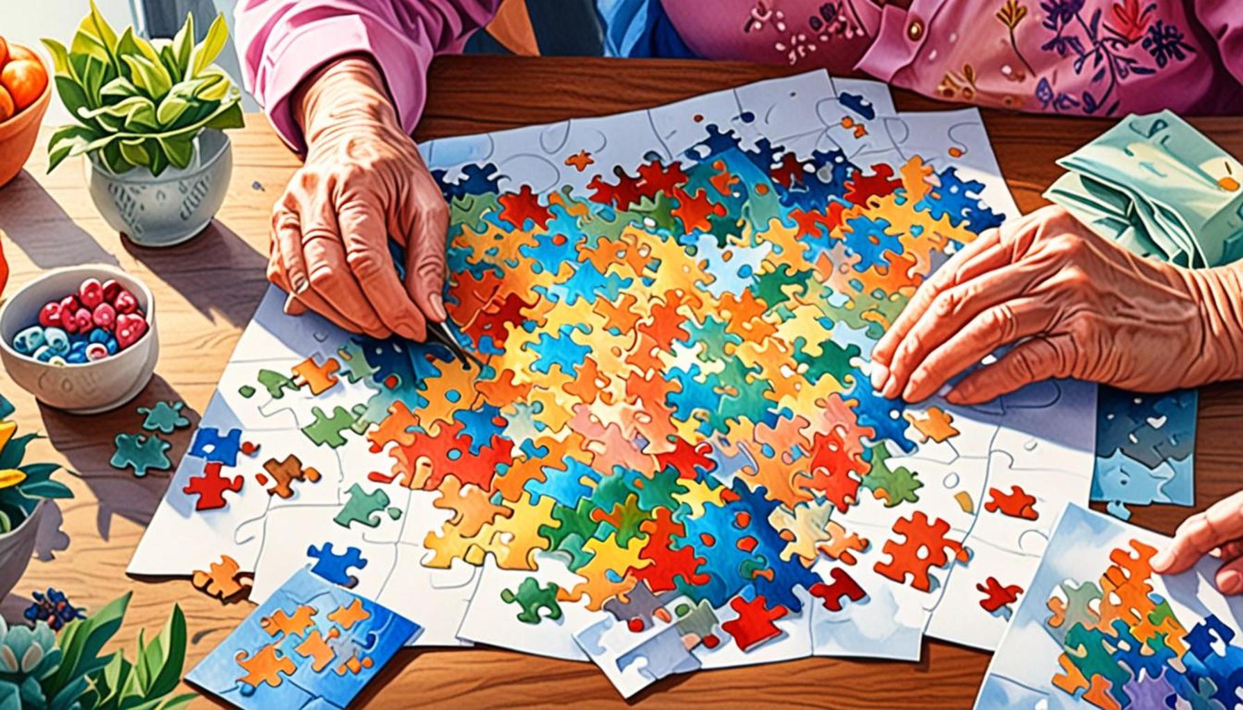 Unveiling the Benefits of Puzzles for Memory Improvement in the Elderly