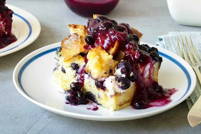 Blueberry French Toast Bake