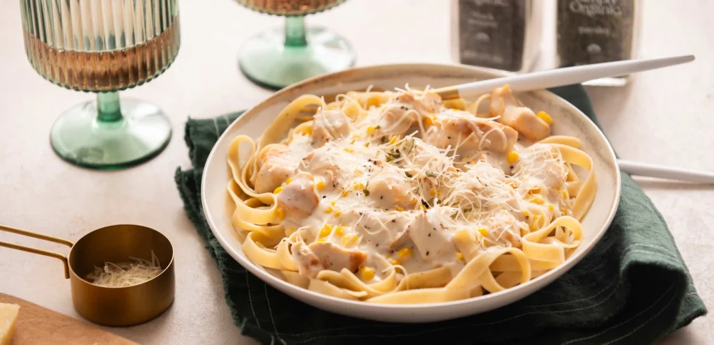 Easy Chicken Alfredo Pasta